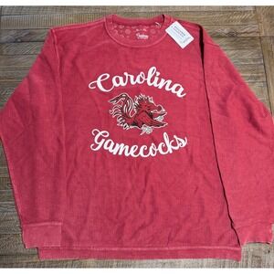 Pressbox South Carolina Gamecocks Sweatshirt Women XL Red NWT Corded Thumbhole
